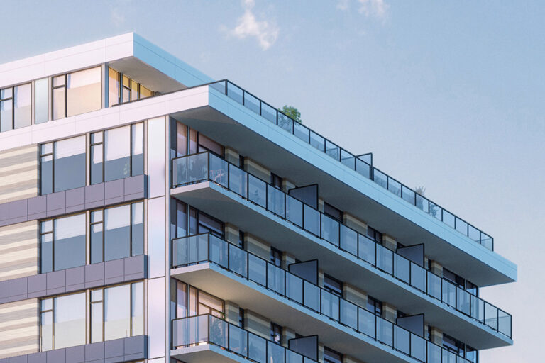 The exterior of the NEST building