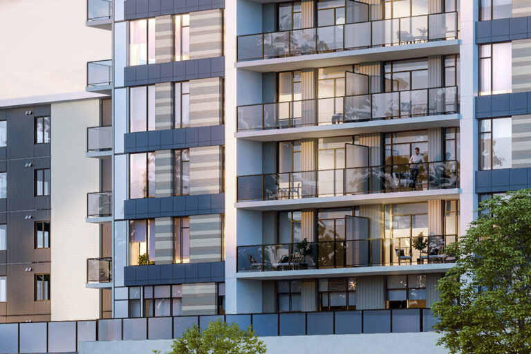 The exterior of the NEST building