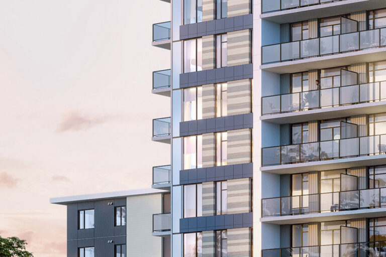 The exterior of the NEST building