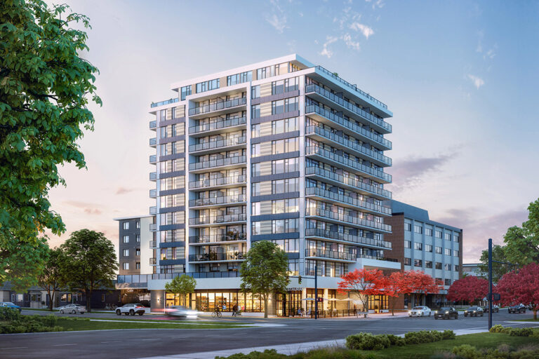 The exterior of the NEST building