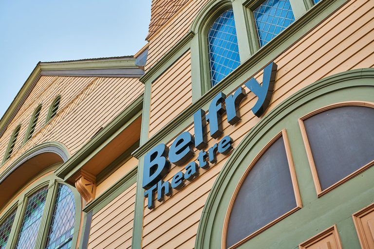 A shot of a local theatre