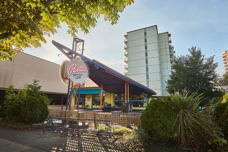 A shot of a local restaurant